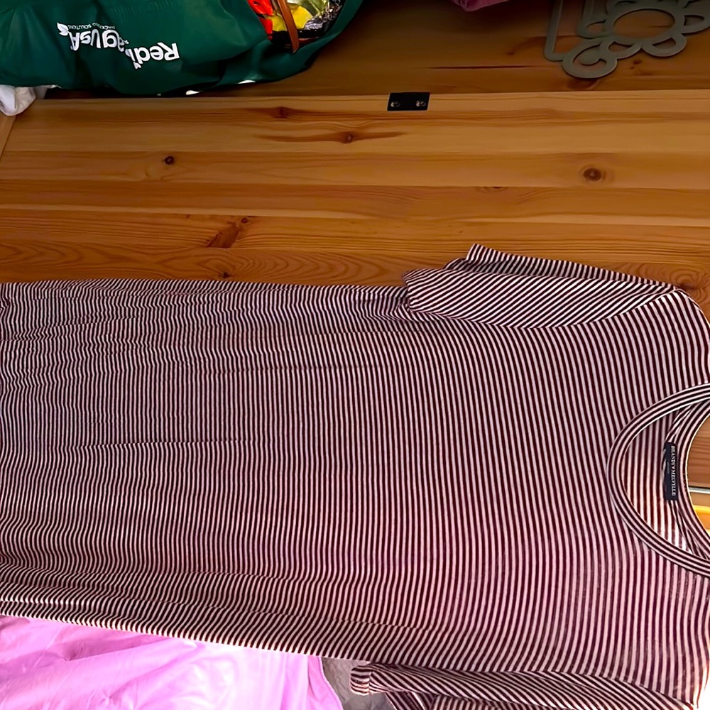 Striped Tee Shirt Dress
